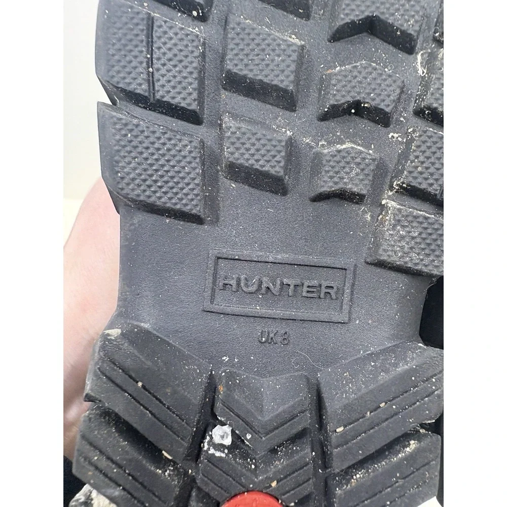 Hunter Youth Waterproof Classic Ankle Black‎ Boots Size 9C